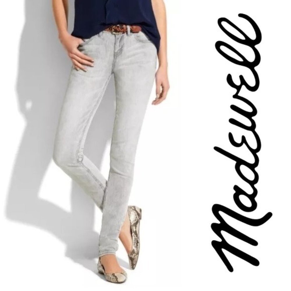 MADEWELL Jeans Skinny Skinny Light Grey Wash 26x32